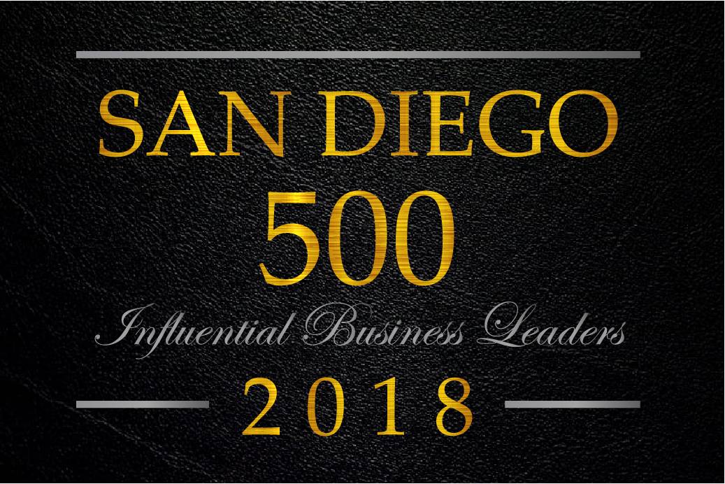 San Diego’s 500 Most Influential Business Leaders 2018
